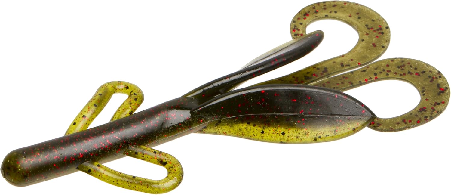 Zoom Bait Brush Hog Bait, California 420, 6Inch, Pack of 8, Artificial