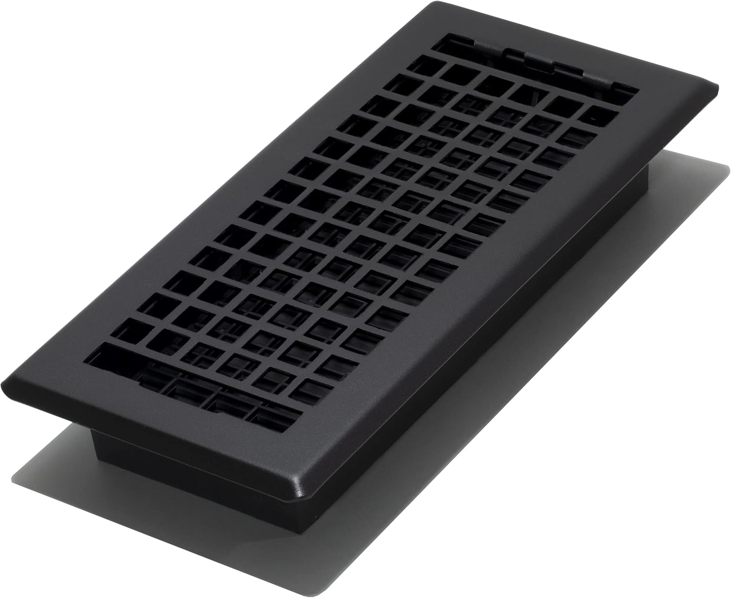 Registers, Grilles & Vents - Decor Grates LTH410-BLK Lattice Floor Register, 4x10 Inches, Black
