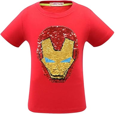 red sequin t shirt