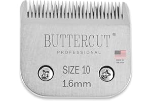Geib Buttercut Stainless Steel Dog Clipper Blade, Size-10, 1/16-Inch Cut Length