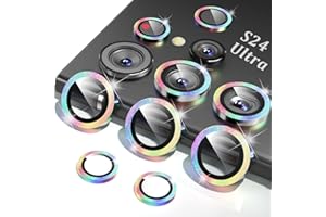 SAE&SVNG Crazylens [5+5] Camera Lens Protector for Samsung Galaxy S24 Ultra Accessories, Titanium Military-Grade Drop Protection, 99.99% Light Transmittance, Galaxy S24 Ultra Screen Protector Lens Protector