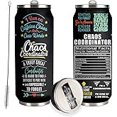 YOPIGOT Chaos Coordinator Tumbler Mug, Chaos Gifts For Coworkers, Men & Women, Thank You Gifts For Boss, Teacher, Friends 17oz