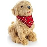 Ageless Innovation | Joy For All Companion Pets | Golden Pup | Lifelike & Realistic | For Older Adults, Alzheimer's Disease,