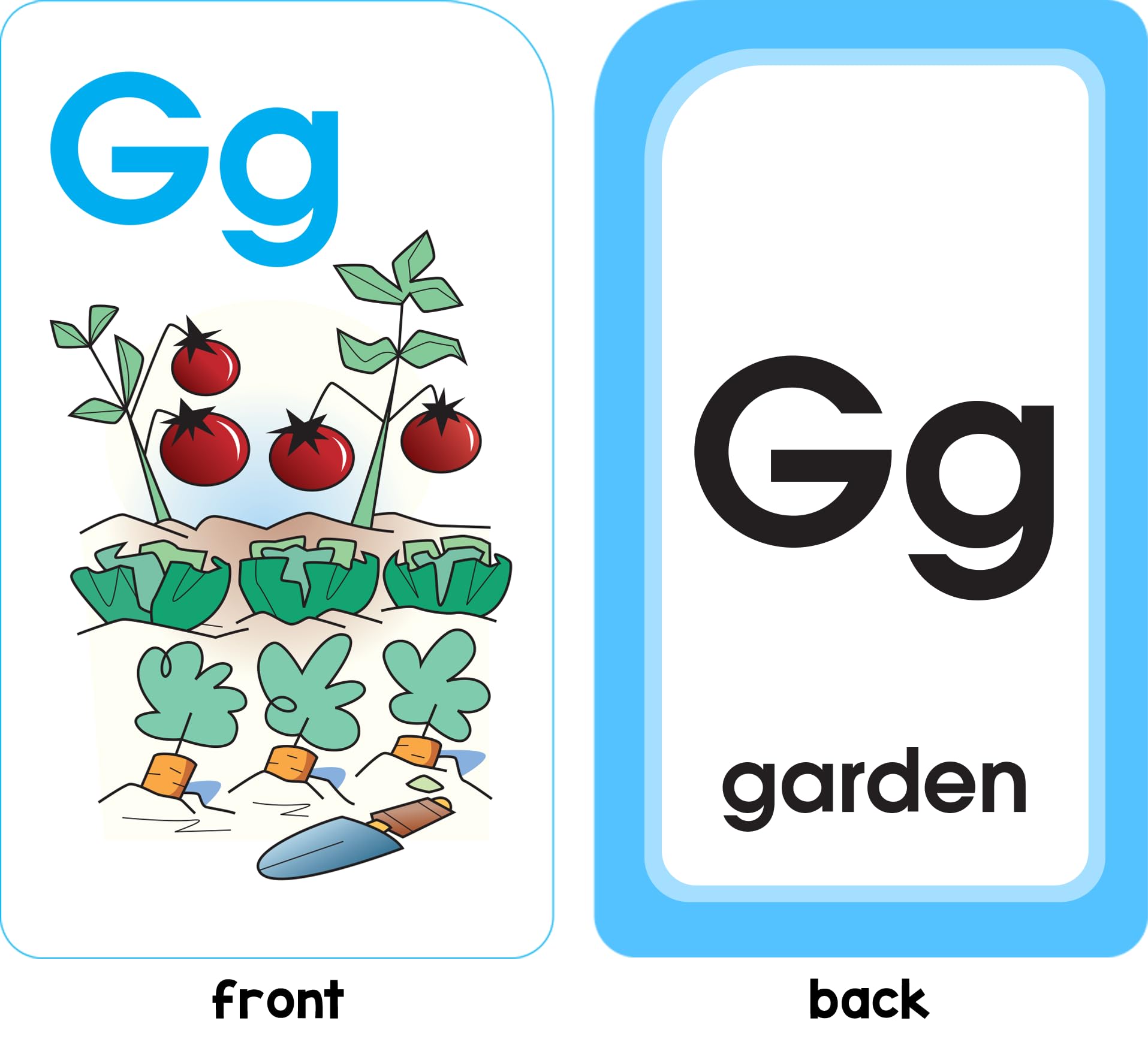 School Zone Alphabet Fun Flash Cards: 56 Cards, Preschool, Kindergarten, ABCs, Uppercase and Lowercase Letters, Spelling, Ages 4 to 6