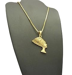 CBC Crown Egyptian Queen Nefertiti Pendant with