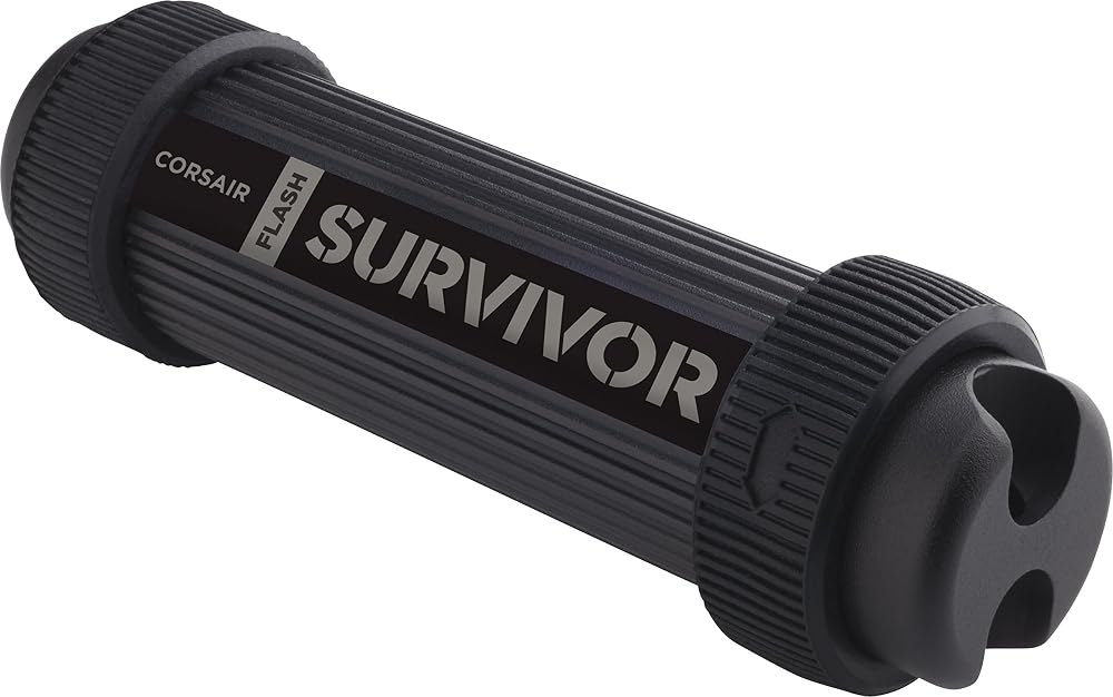 Corsair Flash Survivor Stealth 32GB USB 3.0 Rugged Waterproof Black