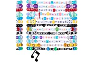 KANDI BAR 'Good Vibes' Collection (13 Rave Bracelets)