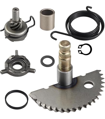 Kit De Reconstrucción De Eje De Arranque Para Scooter GY6 139QMB: Engranaje, Garra, Resorte Y Junta (arranque Por Pedal)