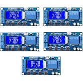 Oumefar 5PCS Timer Delay Relay XY-LJ02 Cycle Trigger Delay Timer Switch Circuit Electronic Relay Module with LCD Display, 12V Timer Relay Delay Controller Module Support Micro USB 5V Input