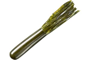 YUM LURES YUM Tube Soft Plastic Bass Fishing Lure - Designed Specifically for Bass, 4 Inch Length, 6 per Pack
