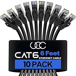 Ultra Clarity Cables Cat 6 Ethernet Cable 6 FT
