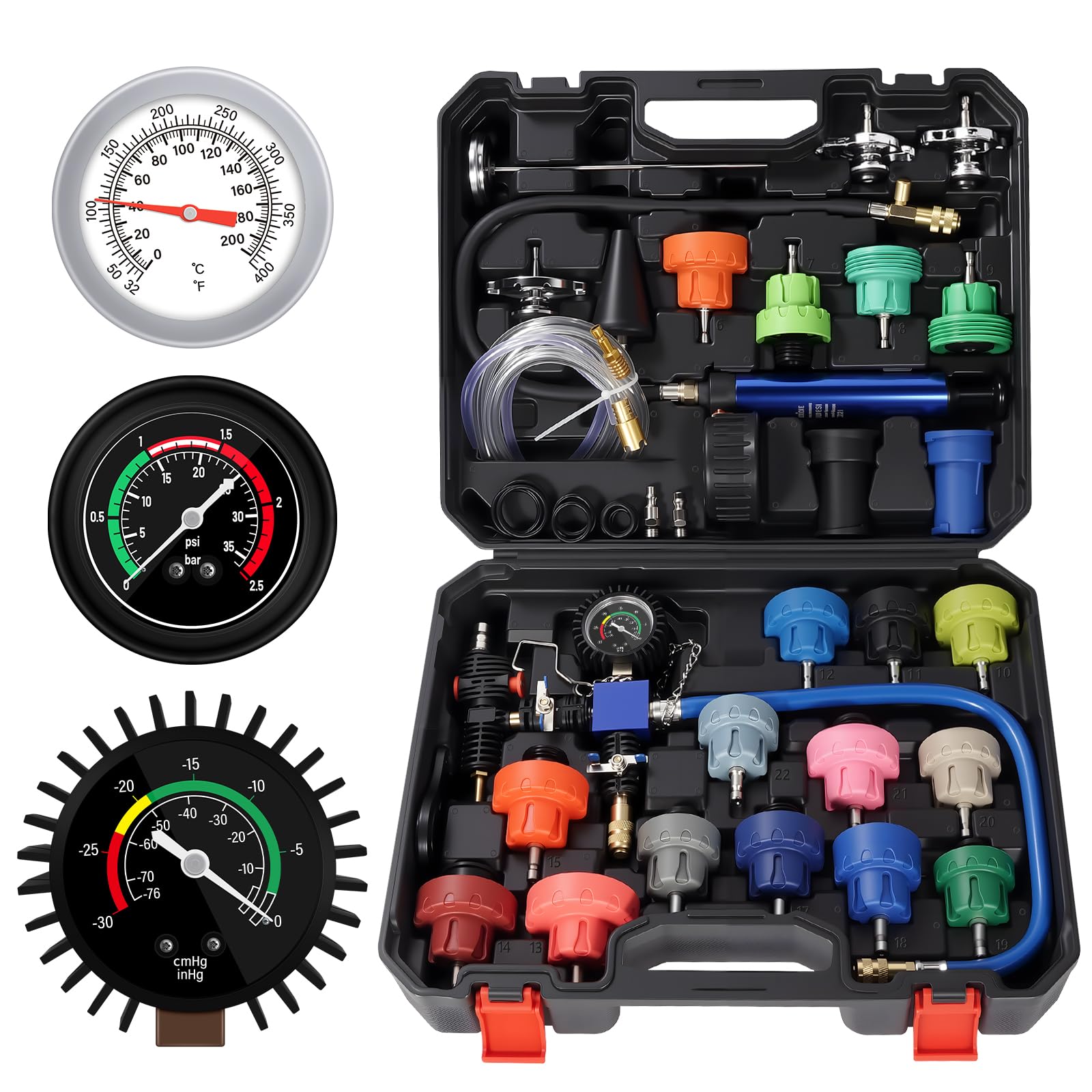 Wenzhon Radiator Pressure Tester Kit, Coolant Pressure Wenzhon Radiator Pressure Tester Kit, Coolant Pressure