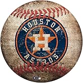 Houston Astros 12" Baseball Shaped Sign