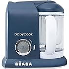BEABA Babycook Solo 4 in 1 Baby Food Maker, Baby Food Processor, Steam Cook and Blender, Large Capacity 4.5 Cups, Cook Health