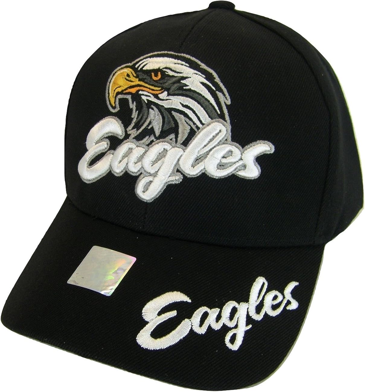 Men's Eagles Adjustable Baseball Cap (Black) Clothing