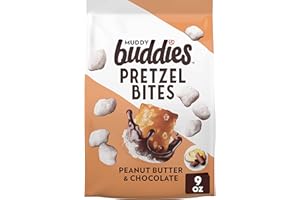 Chex Mix Muddy Buddies Pretzel Bites, Peanut Butter and Chocolate, 9 oz