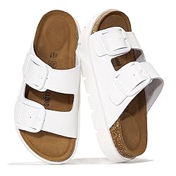 Project Cloud Genuine Leather Platform Sandals