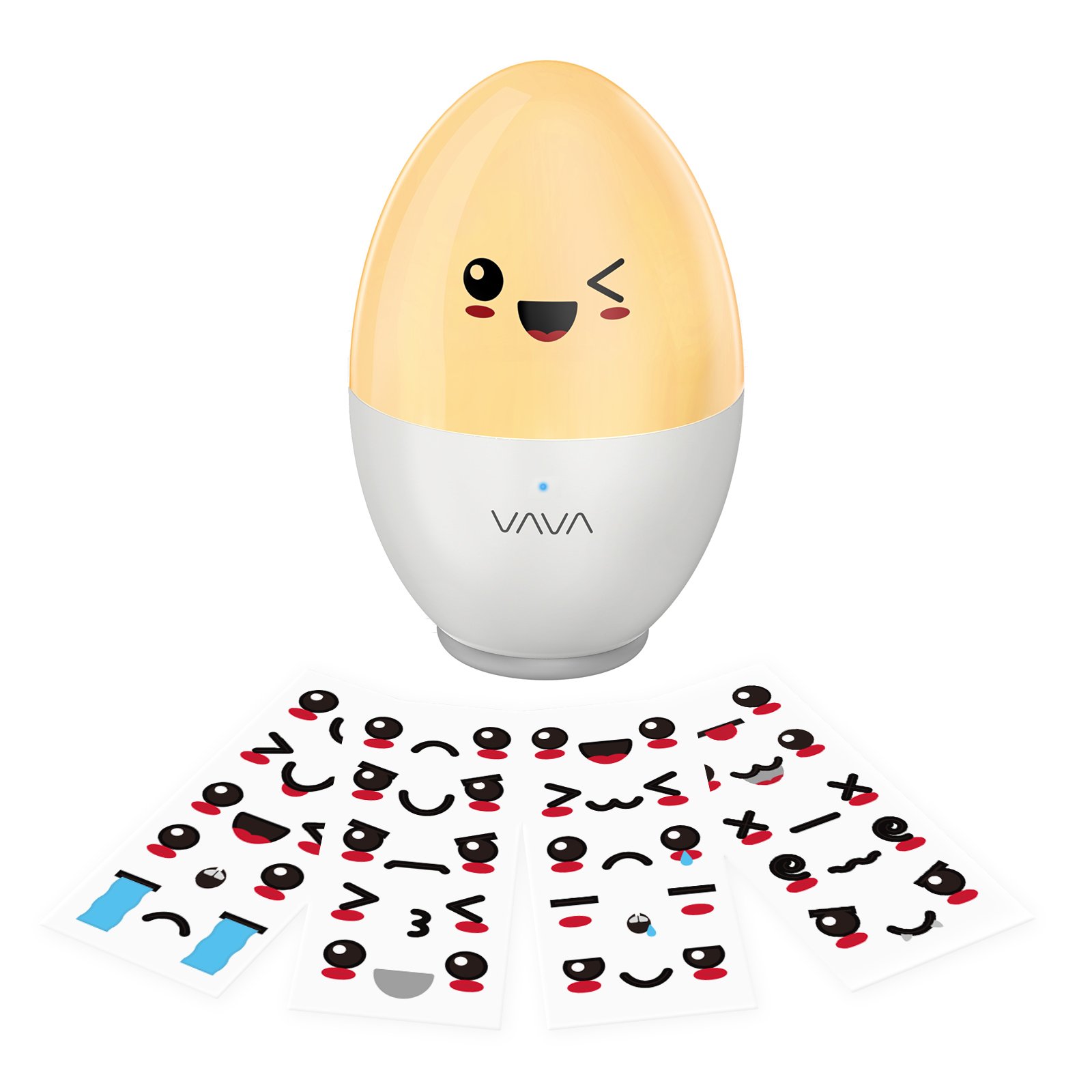 VAVA Night Lights for Kids, LED Nursery Lamp with Free Stickers, Safe