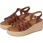 FitFlop PLATFFORMS Espadrille Leather Fisherman Wedge Sandals