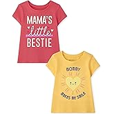 The Children's Place Baby-Girls and Toddler Assorted Everyday Short Sleeve Graphic T-Shirts,multipacks