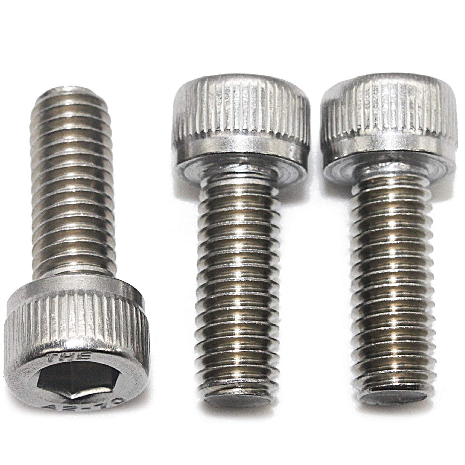 M5 x 30 mm (Pack of 50) Cylindrical Hex Socket Screws ISO 4762 - DIN 912 - Threaded Screws - Stainless Steel A2 V2A — image 1