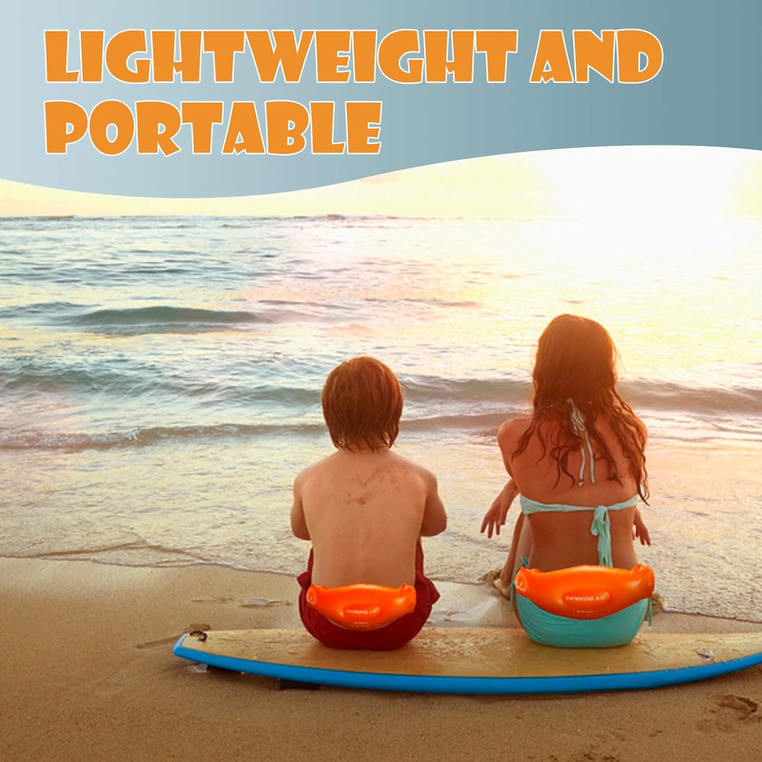 Swim Belt for Kids Adults, 3pcs Inflatable Safety Swim Training Aid Floatation Belt, Portable PVC Buoyancy Belt Pool Float for Swim Learning Beginners: Sports & Outdoors