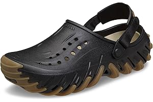 Crocs Unisex-Adult Echo RO Clog, Adjustable Clogs with Rubber Outsole, LiteRide Footbed
