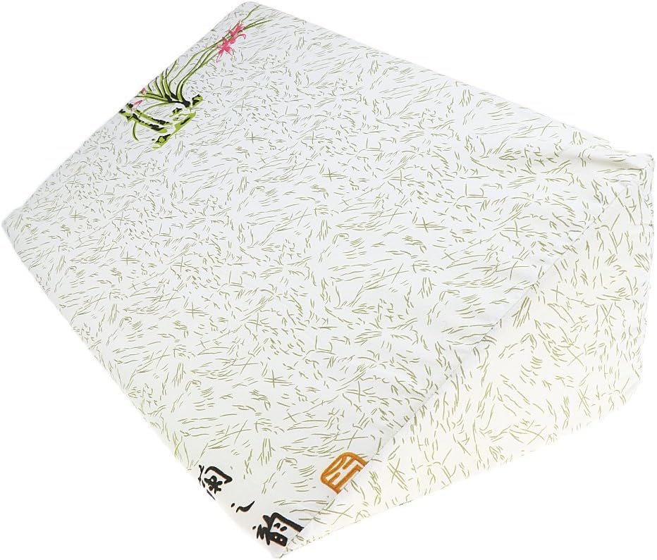 SM SunniMix Triangle Acid Reflux Bed Wedge Pillow Leg Elevation Back Lumbar Support Cushions Pad 49 x 28 x 12 cm - White, 49 x 28 x 12 cm