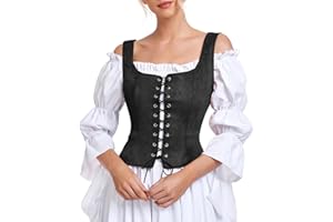 Century Star Corset Tops for Women Pirate Vest Renaissance Costume Medieval Viking Victorian Halloween Costumes Plus Size