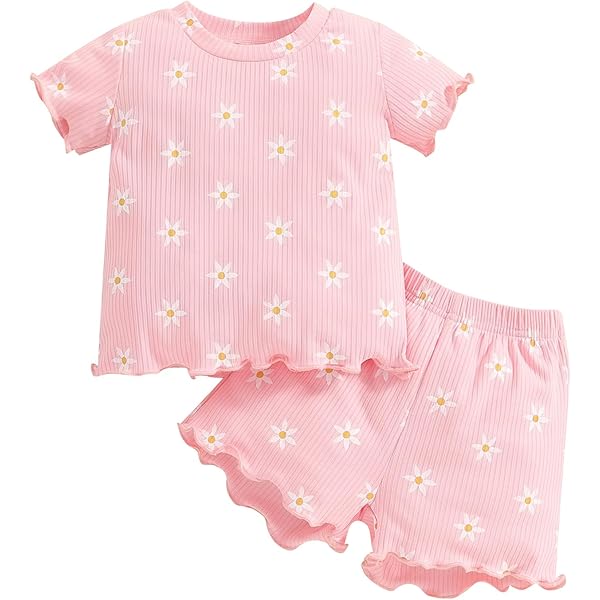 Amazon.com: Toddler Baby Girl Summer Clothes Floral Print
