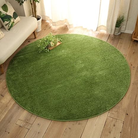 Amazon 円形 ラグ マット カーペット 直径 約190cm 洗える ウレタン すべり止め ホットカーペット 床暖可 芝生風 可愛い お洒落 グリーン ラグ カーペット オンライン通販 Amazon 円形 ラグ マット カーペット 直径 約190cm 洗える ウレタン すべり止め ホットカーペット 床暖可 芝生風 可愛い お洒落 グリーン ラグ カーペット オンライン通販