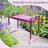 Colwelt Garden Kneeler and Seat Purple Upgraded with Tool Pouch view 8