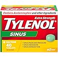 TYLENOL Extra Strength Sinus eZ Tabs, Relieves Sinus congestion and other sinus Symptoms, Daytime, 40ct