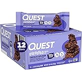 Quest Nutrition Overload Protein Bars, Chocolate Explosion, 20g Protein, 1g Sugar, 3g Net Carbs, Gluten Free, 12 Count