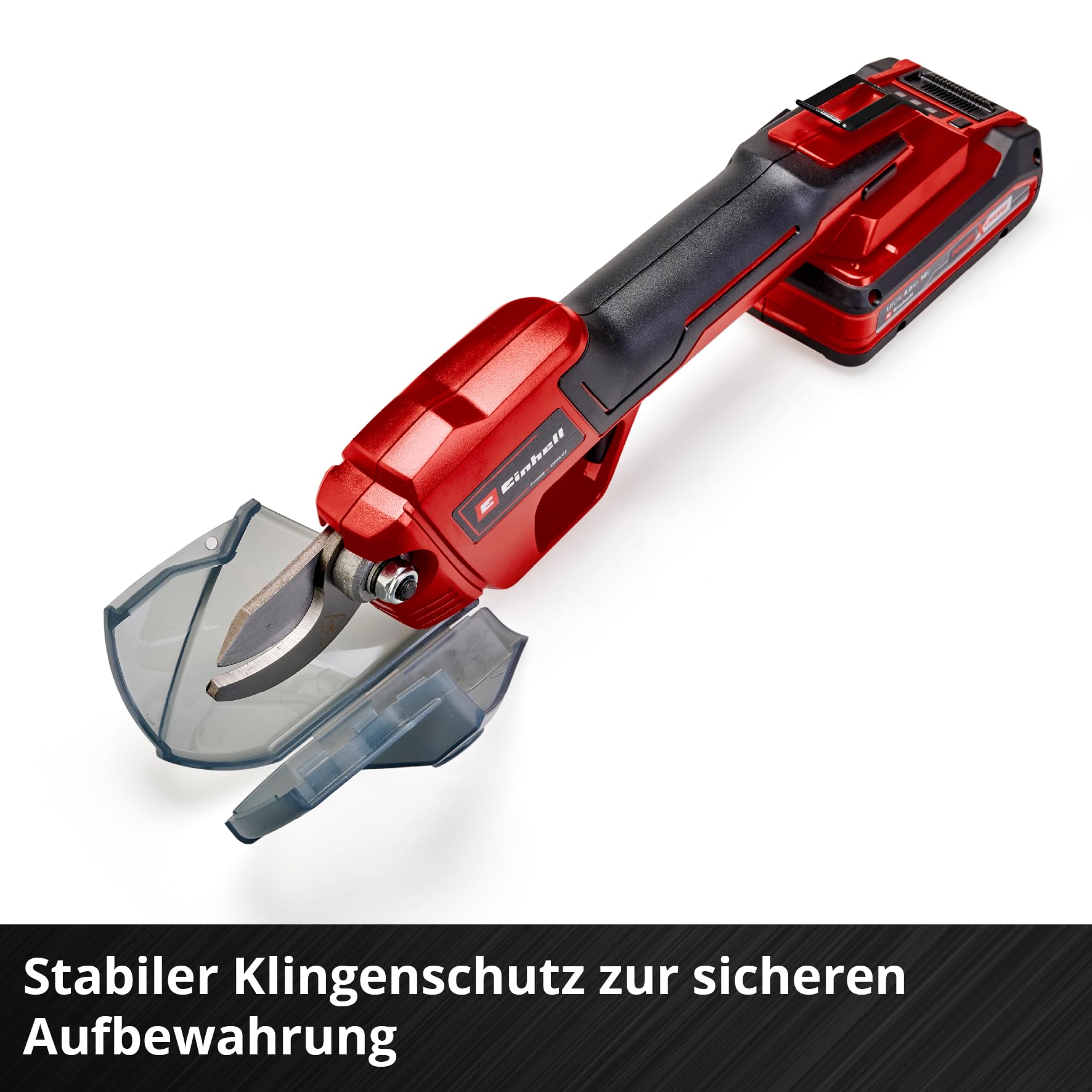 Einhell Akku-Astschere GE-LS 18 Li-Solo Power X-Change (18 V, Li-Ion, bis 28 mm Aststärke, Bypass-Klingen, Sicherheitsschalter, Softgrip, ohne Akku und Ladegerät) 8