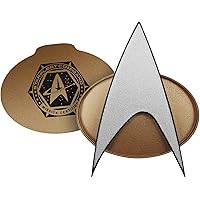 Star Trek Next Generation Bluetooth Communicator Badge - TNG Bluetooth ComBadge with Chirp Sound Effects, Microphone & Speake