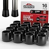 X-Protector Rubber Chair Leg Caps - 16 PCS 1