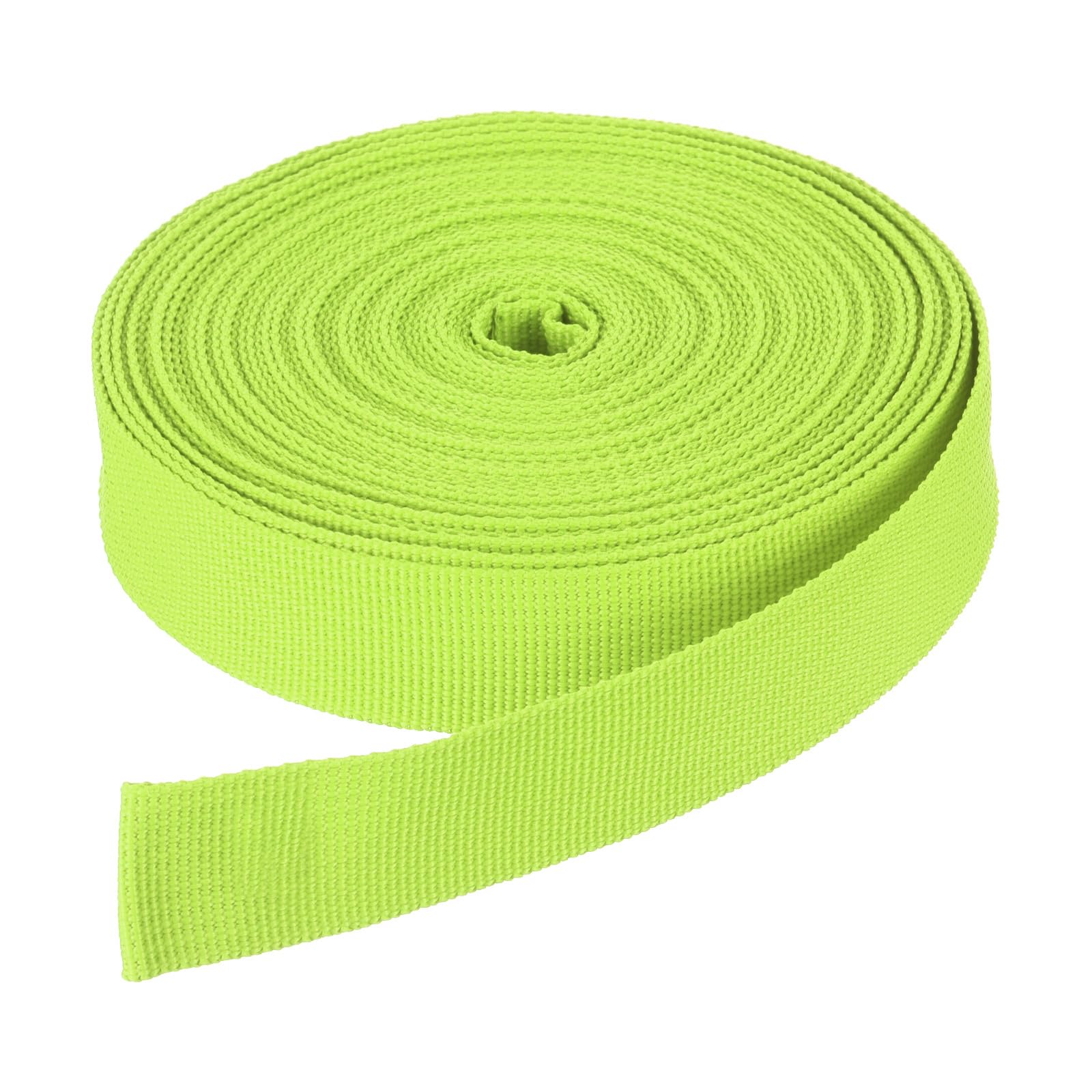 DMiotech 10 Yard x 1 Inch Width Nylon Webbing Strap Poly Flat Webbing Strapping for DIY Craft Backpack Strapping, Sewing, Outdoor Gear Repair, Grass Green