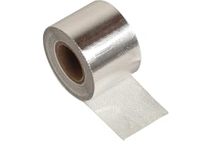 Design Engineering Cool-Tape | Self-Adhesive Heat Reflective Tape - High Temp (up to 400F)| 1.5" x 15' Roll | Flexible Heat Shield for Automotive & Industrial Use