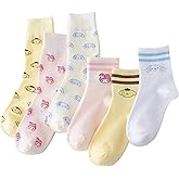 LOUIE SILNA Women's Cute Socks, Casual Everyday Socks