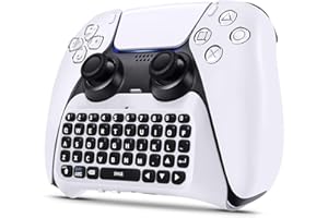 TNP PRODUCTS TNP PS5 Chatpad - PS5 Controller Keyboard Attachment, Wireless Compact Keypad - The Ultimate QWERTY Gamepad Keyboard for PS5 with Built-in Speaker for Live Chat and Messaging