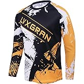 Men's Cycling Jersey Long Sleeves Mountain Bike Jersey Downhill Off-Road,MTB Jersey Racing Ride Mountain Bike Motocross Shirt