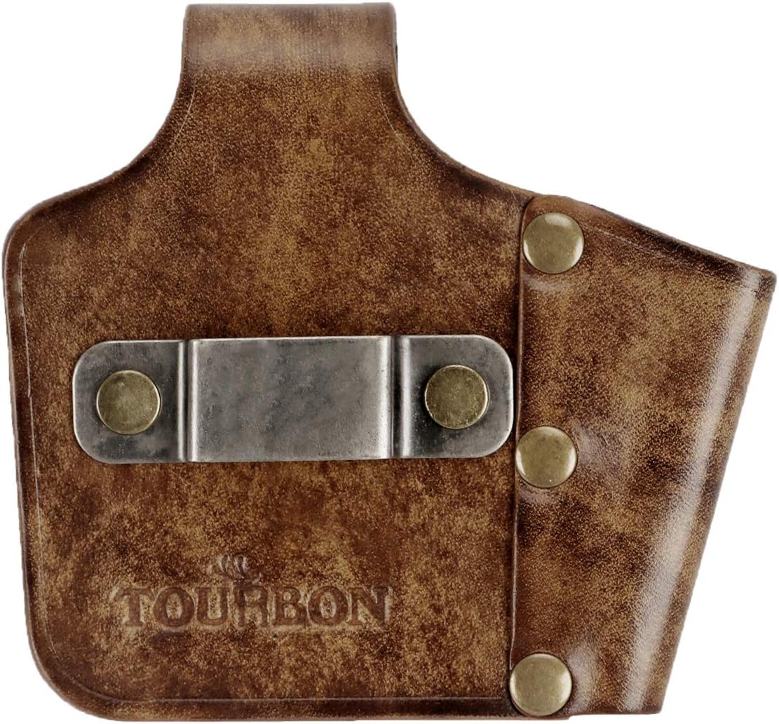 Tourbn Tape Measure Holder Belt Genuine Leather Tape Measure and