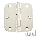 Ravinte 6 Pack Satin Nickel Door Hinges 3 .5"x