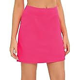Oyamiki Women's Active Athletic Skort Lightweight Tennis Skirt Perfect for Running Training Sports Golf