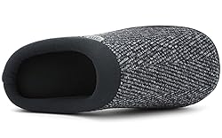 UBFEN Mens Slippers for Indoor Bedroom Memory Foam