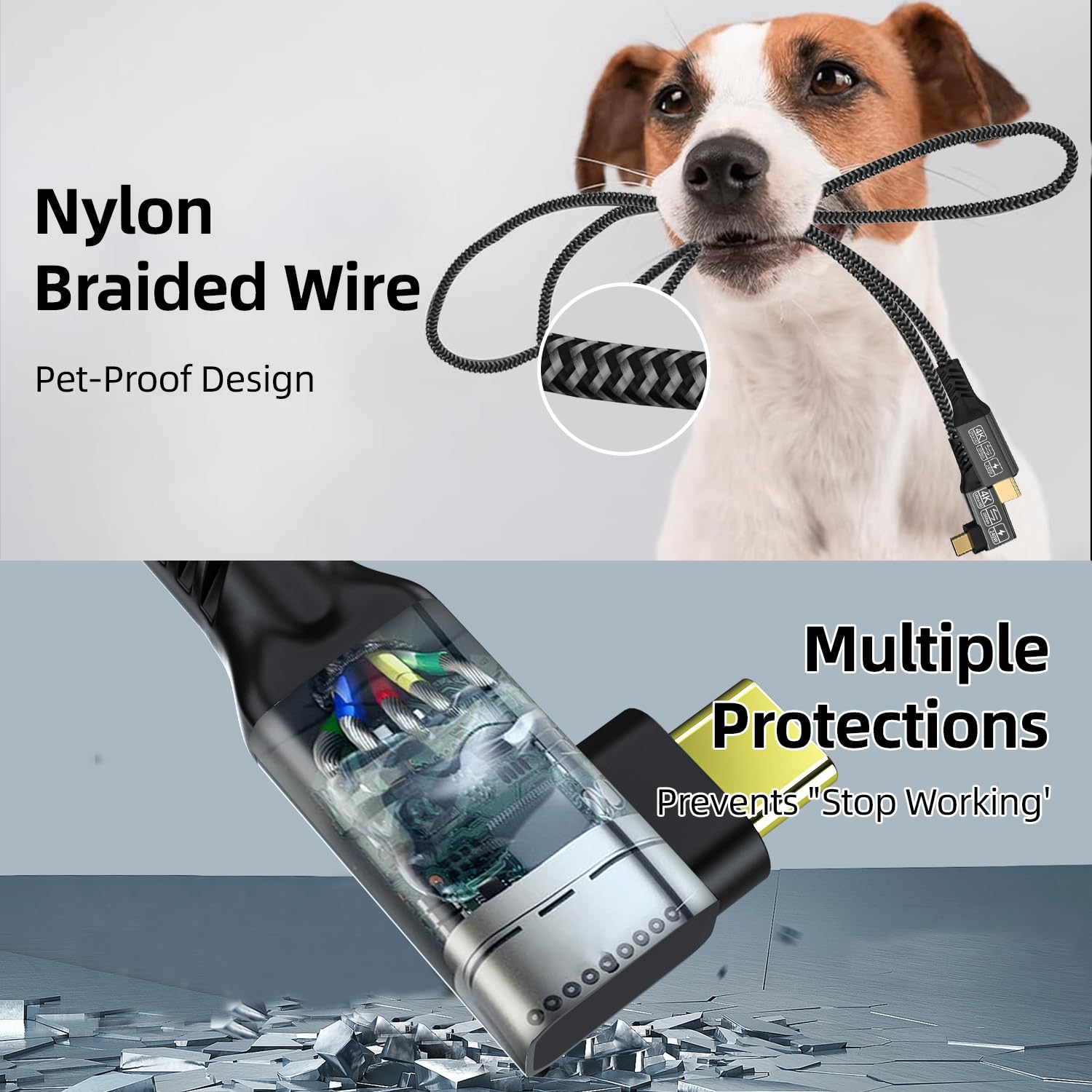 CAKOBLE USB C Kabel 3m,240W USB C 3.2 Kabel 20 Gbps Ladekabel USB C, 4K@60Hz USB C kabel Lang Kompatibilität Thunderbolt 3 Kabel Für iPhone 15,MacBook iPad Pro,Samsung S24/S23,usb c datenkabel 3m 6