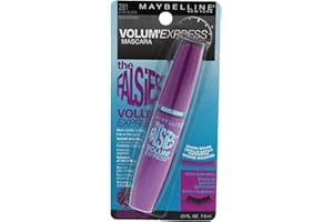 Maybelline Volum' Express The Falsies Washable Fiber Mascara, Volumizing and Separating Make Up Formula, Very Black, 1 Count