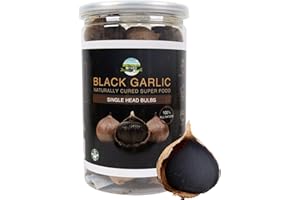 Orsky Black Garlic 8.82 Oz (250g.), Whole Black Garlic Fermented for 90 Days, Super Foods, Non-Additives, High in Antioxidants, Ready to Eat for Snack Healthy, Healthy Recipes