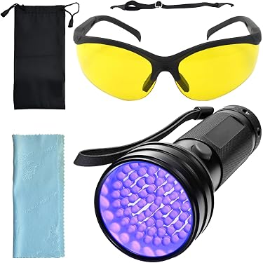 Auto Air Conditioner Leak Detector Tool Flashlight Oil AC UV Dye Leak Test Detection with UV